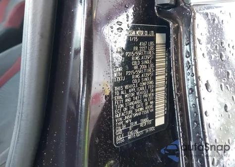 2015 Nissan Juke Sv from USA, damaged, VIN JN8AF5MV4FT558144